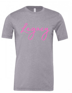 Women’s Grey Pink LEGACY T-Shirt